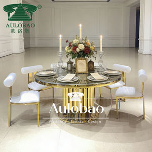 Muebles para catering de bodas, mesas y sillas de acero inoxidable al por mayor para bodas - Product Image 3