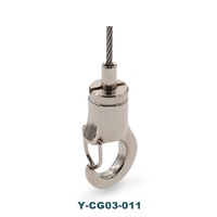 Système de suspension d'éclairage OEM personnalisé avec serre-câbles en laiton réglables pour câbles et fils