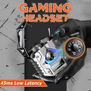 Kim Loại Thể Thao Earbud <span class=keywords><strong>H9</strong></span> 5.3 Mecha Tai Nghe Không Dây Gamer Headphone Trong Tai Tiếng Ồn Hủy Bỏ Tai Nghe Với Microphone Tai Nghe - Product Image 5