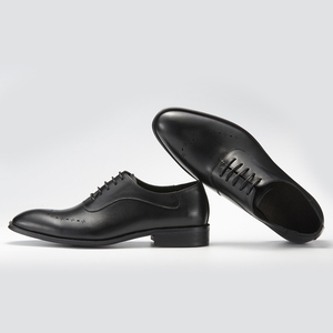 Chaussures habillées pour hommes de style européen, faites à la main en Italie, à bout pointu, décontractées et élégantes pour mariages et occasions d'automne - Product Image 5