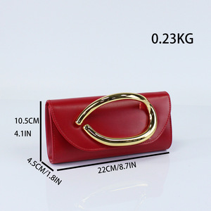 Sac à main en métal avec poignée amovible, chaîne bandoulière, pochette <span class=keywords><strong>de</strong></span> <span class=keywords><strong>soirée</strong></span> pour femme, idéal pour mariage, fête, bal <span class=keywords><strong>de</strong></span> promo - Product Image 5