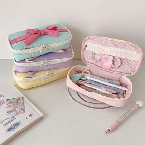 Estuche Organizador Portátil de Gran Capacidad y Duradero, con Múltiples Compartimentos, Porta Lápices de Cuerda de Algodón de Calidad - Product Image 4