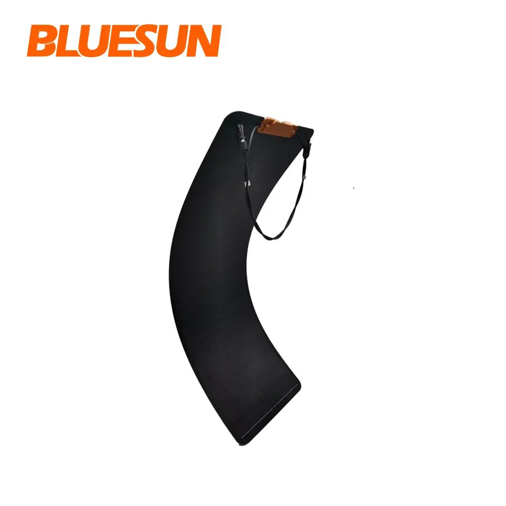 Bluesun-Panel Solar monocristalino, BSM-SFLEX-60W, 50W, 60W, 70W, 80W, led semiflexible, 60W, precio