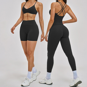 Conjuntos Deportivos de 6 Piezas para <span class=keywords><strong>Mujer</strong></span>, <span class=keywords><strong>Ropa</strong></span> Deportiva Casual, de Alta Elasticidad y Calidad, para Yoga, Venta Directa de Fábrica - Product Image 3