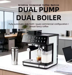 เครื่องชงกาแฟเอสเพรสโซ่อัตโนมัติอัจฉริยะแรงดันสูง ผลิตจากสแตนเลสสตีล สำหรับบาริสต้าที่บ้าน ใช้ไฟฟ้าแรงดันสูง - Product Image 5
