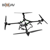 Drone agricole lourd BROUAV U150 avec kit de levage, pulvérisateur agricole, drone cargo, idéal pour les vergers, les fermes et les interventions d'urgence
