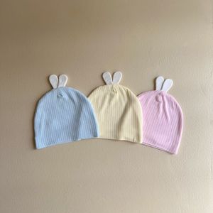 Chapeau pour bébé garçon et fille, type A, chapeau en forme de crâne, 0-6 mois - noué pour protéger la fontanelle - type A certifié pour les nouveau-nés - Product Image 3