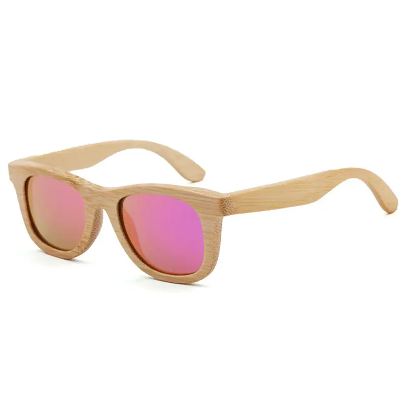نظارات شمسية للأطفال جديدة مستقطبة عتيقة من الخيزران والخشب على الموضة من الشركات المصنعة بشعار مخصص