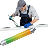 Kit de Résine UV Polyuréthane WGX de Haute Qualité, Adhésif Anti-contraction pour l'Étanchéité Fiable des Portes et Fenêtres, 1 Bouteille