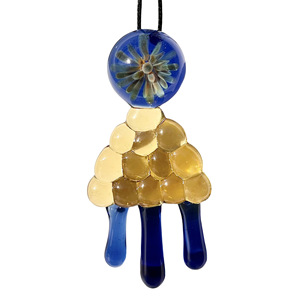 Zibo Glass Imported Material Handmade Cloud Pendant Cute Girlish Style Dreamy All-flower Transparent Gift Car Ornaments - Product Image 5