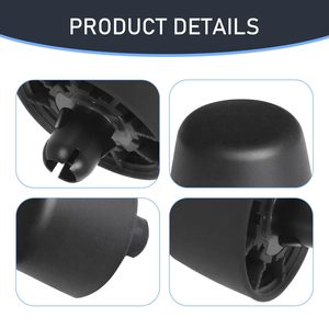 Hood Block <b>Rubber</b> Gasket <b>Plug</b> Kit For Jeep Wrangler JK 2007 2017 Part Number 55395650AD - Product Image 3