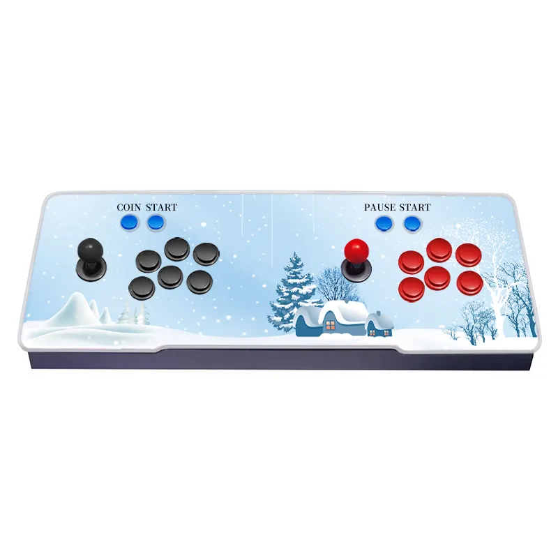 Game Console Retro Pandora 3d 4260 Jogos 2-4 Jogadores Controlador street fighter máquina de arcada para casa