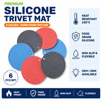 Tapis en silicone flexible, fonctionnel, antidérapant, pour sécher la vaisselle, protège-table de cuisine, tapis isolant en silicone pour réchaud