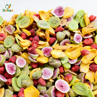 Fabrieksdirect, op maat gemaakte, lage minimale bestelhoeveelheid, pure natuurlijke 6 soorten gevriesdroogd gemengd fruit, bulkverpakkingen, gezonde knapperige snack, gemengd fruit