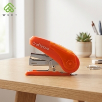 Agrafeuse manuelle Weishu Mini pour salle d'impression, confortable, robuste, durable, sans alimentation électrique, pour un travail plus facile. 10 Agrafeuses format 100