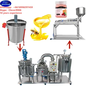 black horse honey Professional Refining Purify Filter Honey Extraction Line Equipment Honey Processing Machine packing production line