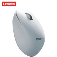 Mouse Nirkabel Lenovo N260 Asli 2.4GHz Mouse Optik Kantor untuk Komputer Desktop Laptop PC