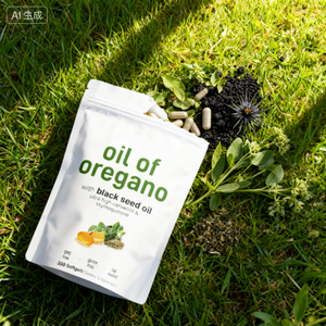 Huile d'<span class=keywords><strong>origan</strong></span> sans OGM et sans gluten enrichie en huile de graines noires pour le bien-être physique quotidien des adultes - Stock local aux États-Unis - Product Image 3