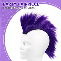 Achetez des accessoires pour motos, cyclistes et scooters : casques punk, perruques Mohawk, patchs skinhead, postiches, accessoires de costume pour Halloween et cosplay