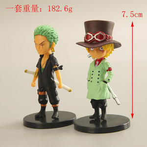 Set de 8 Figuras de <span class=keywords><strong>Anime</strong></span> Japonés, Muñecos de Dibujos Animados de Luffy, Aissa, Bo, Solona, Mei y Robin, Adornos de Juguete - Product Image 2