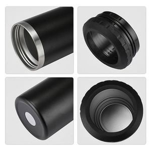 Gobelet isotherme double paroi en acier inoxydable personnalisé de 16 oz, 4 en 1, pour refroidisseur de bouteilles et canettes de bière de 12 oz avec deux couvercles - Product Image 3