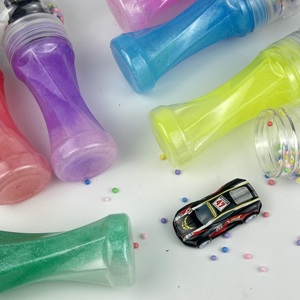 Kit de Slime de Cristal con Coche, 6 Piezas, Antiadherente, con Purpurina, Elástico, para Aliviar el Estrés, Contenedores Personalizados, Juguete Divertido - Product Image 4