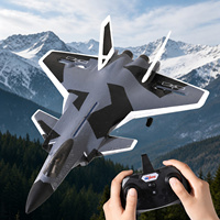 Avion de chasse RC J20 avec 3 batteries, en mousse EPP, simulation d'avion télécommandé pour les amateurs