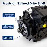 Pompe à piston haute pression HPV90 à commande manuelle, neuve, disponible pour la vente en gros, largement utilisée sur les moissonneuses de soja et de canne à sucre