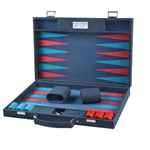 PinkStore Wholesale New Design Play Games Friends Denim <strong>Backgammon</strong> Set <strong>Backgammon</strong> <strong>Board</strong> - Product Image 1