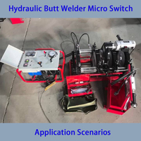 Machine de soudage par fusion de tuyaux en PE à haute précision avec micro-interrupteur pour station hydraulique industrielle, contrôle de limite avant/arrière