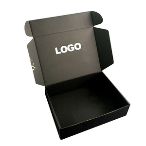 Custom Logo Corrugated Large Matte Black Mailer Boxes Package Black Shipping <b>Mailing</b> <b>Box</b> With Your Logo Your Design - Product Image 2