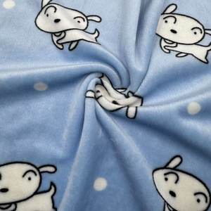 Super suave y cómodo 95% poliéster 5% spandex personalizado impreso <span class=keywords><strong>polar</strong></span> tela para niños pijamas y ropa de dormir - Product Image 4