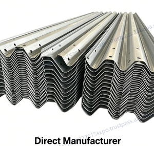 High-speed Anti-Collision Heavy-Duty W-Beam Guardrail Corrosion-Resistant Steel Traffic Barrier Diamond Grade Non-reflective - Product Image 6