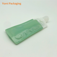 Sachets échantillons de 30 ml, 50 ml, 100 ml pour soins de la peau, gommage corporel liquide, poche en plastique avec bec verseur
