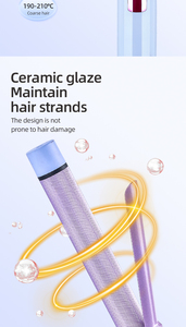 Ceramic Hair <span class=keywords><strong>Waver</strong></span> <span class=keywords><strong>Pro</strong></span>: Baguette électrique Hot Barrel-Idéal pour réaliser de superbes boucles de style salon à la maison - Product Image 5