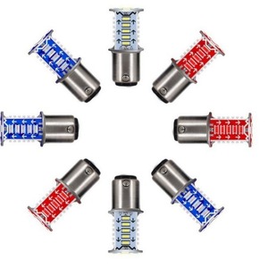 Offres Spéciales 5W <span class=keywords><strong>LED</strong></span> <span class=keywords><strong>ampoule</strong></span> stroboscopique pour motos voitures électriques 6500k température de couleur nouveau Flash feu stop 1157-3014-30SMD - Product Image 2