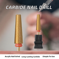 Marque Nailme, Garantie 12 mois, Facile à utiliser, Embout de meulage pour ongles en carbure, pour le polissage des formes d'ongles et le retrait des capsules acryliques, 2