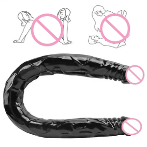 Consolador grande de doble Cabeza simulada para lesbianas, masturbador lésbico, consolador Extra largo Gay, Juguetes sexuales para mujeres - Product Image 6