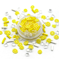 Bulk Polymeer Klei Plakjes Fruit Watermeloen Aardbei Citroen Strooien Diy Slijm Mix Zacht Aardewerk Nail Art Decoratie Diy Ambacht