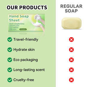 Du Lịch Xách Tay Xà Phòng Tấm Rửa Tay Mini Giấy Tấm Chanh Mùi Hương Tay Xà Phòng Tấm - Product Image 3