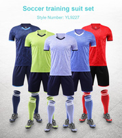 Conjunto de Camisetas de Fútbol Lisas al por Mayor, de Secado Rápido, Antipilling, Resistentes a la Decoloración, Uniformes de Entrenamiento para Equipos, Soporte para Pedidos al por Mayor