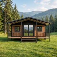 Casa Contenedor Expandible Prefabricada de Acero, Vivienda Portátil de Ensamblaje Rápido para Resort, Campamento o Vacaciones