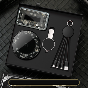 2025 nuove <span class=keywords><strong>idee</strong></span> di prodotti per uomini di lusso Set regalo di compleanno altoparlanti Power Bank festa del papà promozione <span class=keywords><strong>regali</strong></span> per uomini d'affari Set - Product Image 4