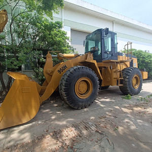 Chargeuse sur pneus d'occasion Cat 950H, faible nombre d'heures, d'origine japonaise, modèle classique robuste, efficace pour les carrières et la construction. - Product Image 3