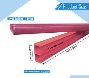 Profilé en PVC de qualité supérieure, résistant aux produits chimiques et à la corrosion, pour la construction de panneaux, disponible à la vente - Product Image 6