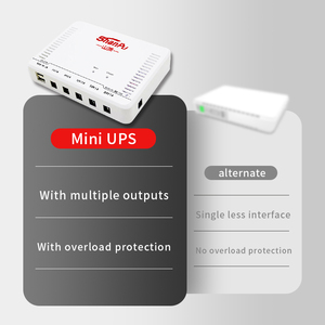 12V 2A intelligent DC mini UPS photovoltaïque charge batterie au lithium alimentation de secours pour <span class=keywords><strong>routeur</strong></span> wifi CCTV - Product Image 3