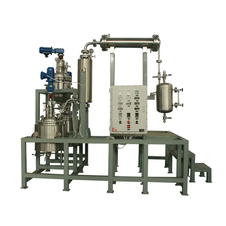 Reator de mistura de resina de poliéster, planta química industrial 100l