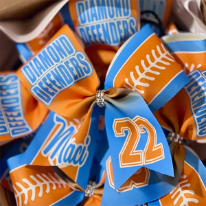 Lazo Personalizado para Animadoras <span class=keywords><strong>de</strong></span> Baloncesto, Sóftbol, <span class=keywords><strong>Fútbol</strong></span>, Rugby y Otros Deportes, para Promoción Escolar - Product Image 3