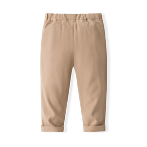 Catpapa Vente en gros Ensemble 4 pièces pour garçons : Chemise à carreaux, <span class=keywords><strong>Gilet</strong></span> <span class=keywords><strong>noir</strong></span>, Pantalon kaki, Nœud papillon – Tenue de cérémonie - Product Image 6