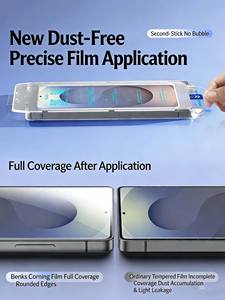 Protection d'écran en verre trempé anti-reflet Benks AR pour Samsung Galaxy S25 Ultra - Product Image 6